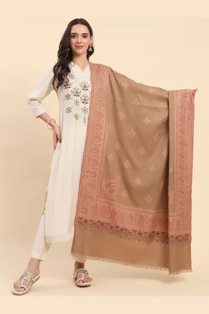 La Vastraa Women Ethnic Motifs Woven Design Shawl