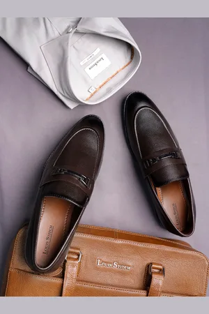 LOUIS STITCH Men Formal Slip On Moccasin Shoes