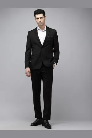 Park Avenue Notched Lapel Single-Breasted Formal 2 Piece Suits