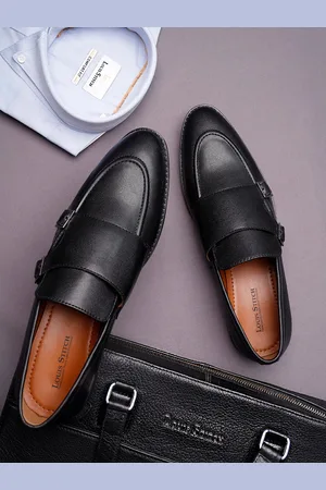 LOUIS STITCH Men Slip On Formal Monk Shoes