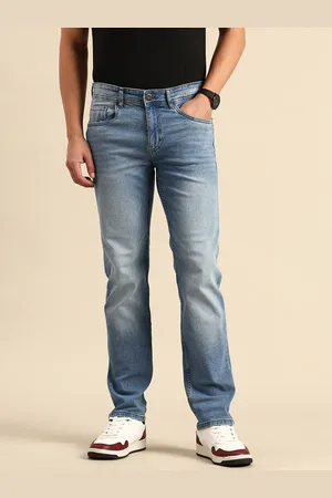Being Human Men Straight Fit Light Fade Stretchable Jeans