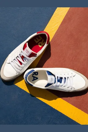 RARE RABBIT Men Rocco Colourblocked Leather Sneakers