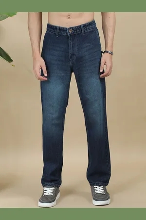 Mast & Harbour Men Cotton Comfort Relaxed Fit Light Fade Jeans