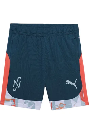 PUMA X Neymar JR Kids Printed Mid Rise Football Shorts