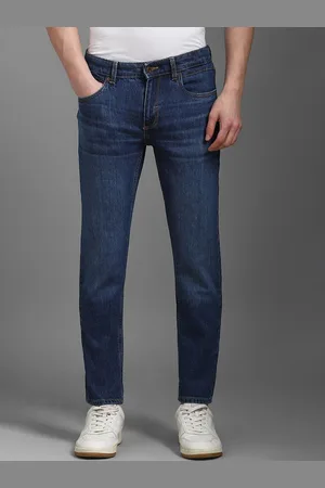 Louis Philippe Men Regular Fit Light Fade Cotton Jeans