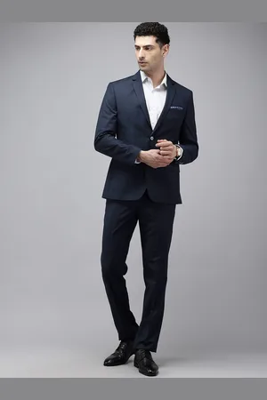 Park Avenue Super Slim Fit Notched Lapel Collar 2 Piece Formal Suit