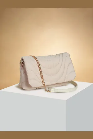 Pantaloons Colourblocked Structured Shoulder Bag with Tasselled