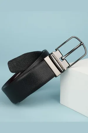 Van Heusen Men Textured Leather Reversible Formal Belt