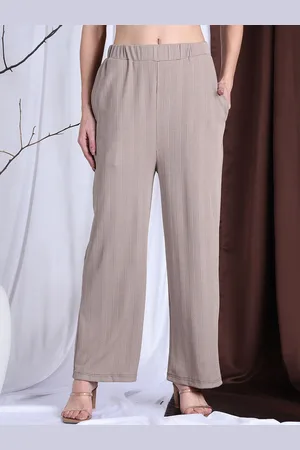 NEUDIS Women Slip-On Regular Fit Trousers