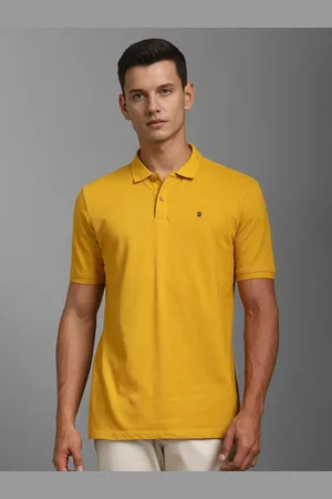 Louis Philippe Men Polo Collar Slim Fit T-shirt