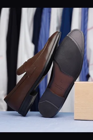 LOUIS STITCH Men Slip On Formal Moccasin Shoes