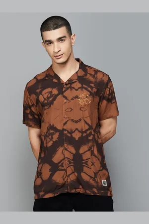 Smileyworld Men Floral Opaque Printed Casual Shirt