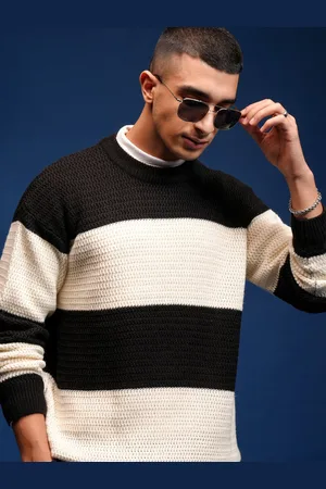Highlander Men Colourblocked Pullover