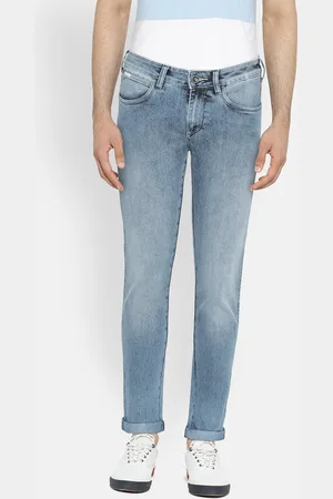 Wrangler Men Blue Skinny Fit Low-Rise Clean Look Stretchable Jeans