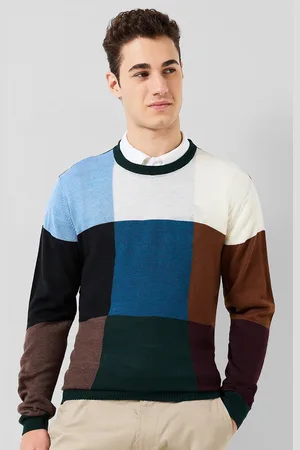 Park Avenue Colourblocked Round Neck Pullover