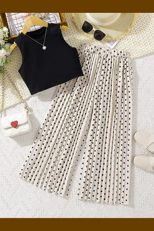 BAESD Girls Top with Palazzos