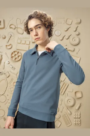 DaMENSCH Men Collared Sweatshirt