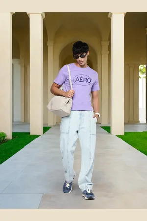 Aeropostale Men Brand Logo Printed Pure Cotton T-shirt