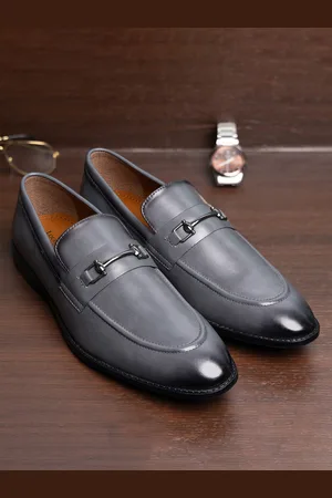 LOUIS STITCH Men Formal Slip On Moccasin Shoes