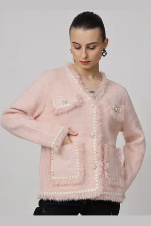Kalini Woollen Single-Breasted Overcoat