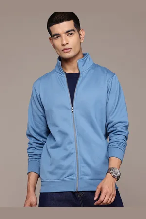 Roadster The Lifestyle Co. Mock Collar Regular Fit Sweatshirt