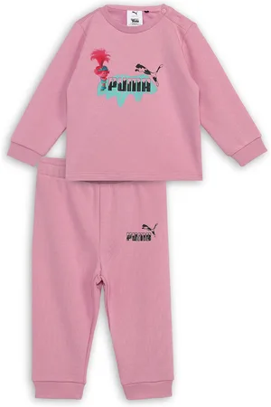 PUMA X Trolls Infants Crew-Neck Top & Joggers Set