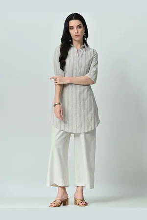 ALL WAYS YOU Women Printed Regular Kurta with Palazzos