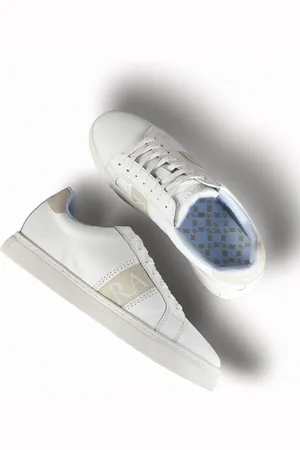 RARE RABBIT Men Galileo Leather Lace Up Sneakers