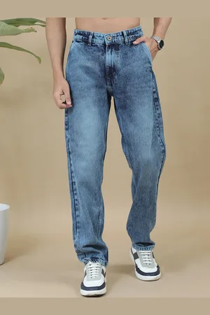 Mast & Harbour Men Comfort Relaxed Fit Light Fade Jeans