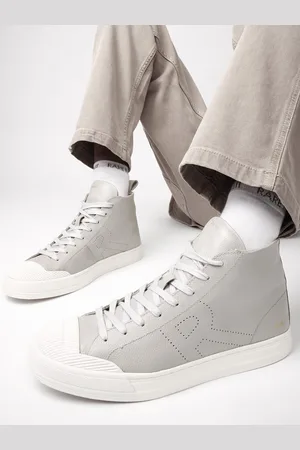 RARE RABBIT Men Sauron Hi Pro Leather Sneakers