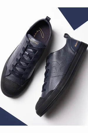 RARE RABBIT Men Sauron Pro Colourblocked Leather Sneakers