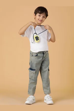 TALES & STORIES Boys Slim Fit Stretchable Jeans