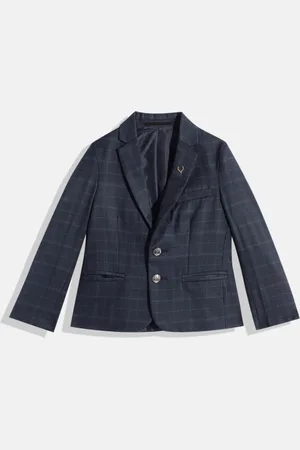 Allen Solly Boys Notched Lapel Collar Single-breasted Blazer