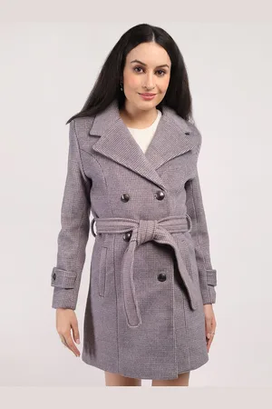 Roadster The Lifestyle Co Long Sleeve Double Breasted Winter Coat