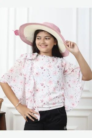 BAESD Girls Floral Printed Top
