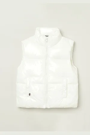 Tommy Hilfiger Girls Solid Windcheater Puffer Jacket
