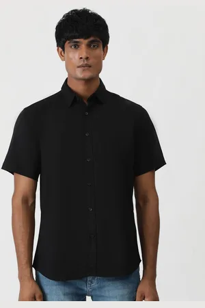 Greenfibre Men Slim Fit Opaque Casual Shirt
