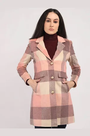 Roadster The Lifestyle Co Single Breasted Checked Duffle Coat
