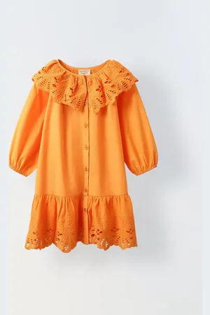 SPUNKIES Girls A Line Cotton Midi Dress