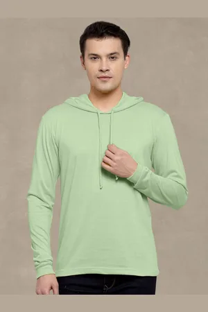 Friskers Men Pista Cotton Solid Hoodie T-shirt