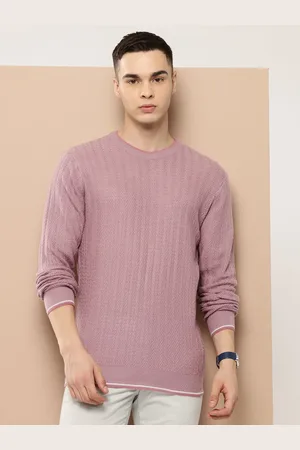 Invictus Men Self Design Acrylic Pullover