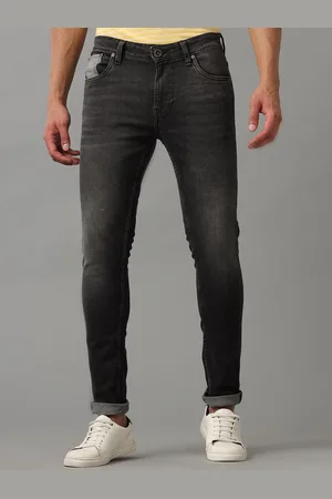Voi Men Comfort Relaxed Fit Heavy Fade Stretchable Jeans