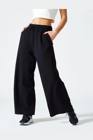 DECATHLON Women Cotton Mid Rise Track Pants