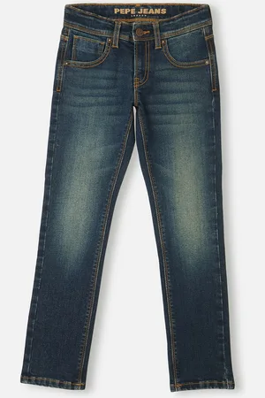 Pepe Jeans Boys Slim Fit Light Fade Stretchable Jeans