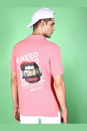 The Indian Garage Co Men Graphic Printed Polo Collar T-shirt