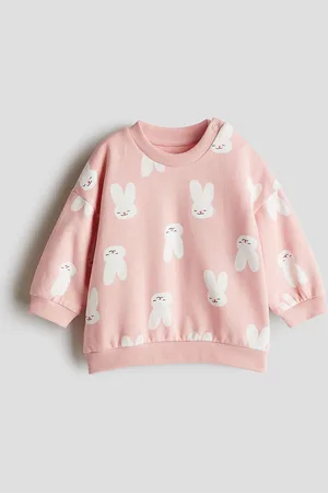 H&M Girls Printed Pure Cotton Sweatshirts