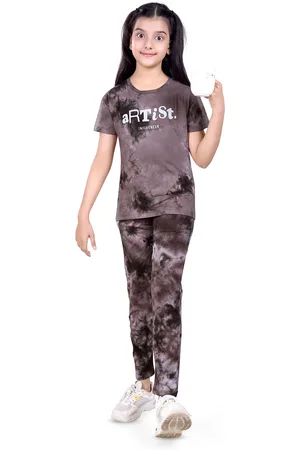 BAESD Girls Dyed Top with Pyjamas