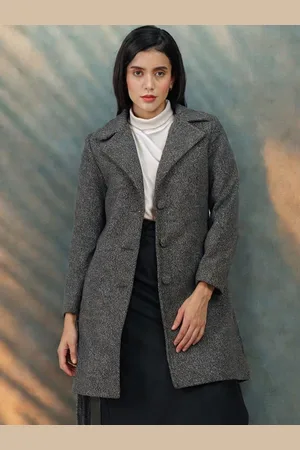 Roadster The Lifestyle Co Long Sleeve Single Breasted Parka Coat