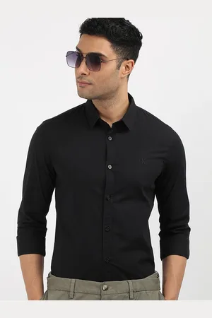 Calvin Klein Men Slim Fit Opaque Casual Shirt