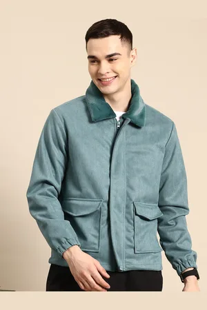 Mast & Harbour Faux Fur Trim Suede Finish Jacket
